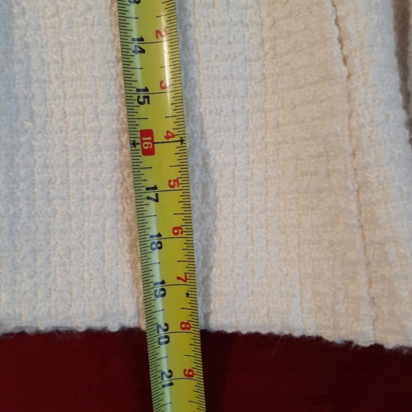 WHITE / BLACK classic blazer in beige or off white color - Picture 8 of 10